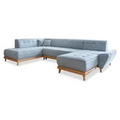 Narożniki - Jasnoniebieska rozkładana sofa w kształcie litery "U" Miuform Dazzling Daisy, lewostronna - miniaturka - grafika 1