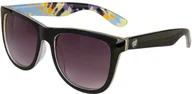 Okulary przeciwsłoneczne - okulary przeciwsłoneczne SANTA CRUZ OPUS DOT SUNGLASSES Black/Purple Rainbow - miniaturka - grafika 1