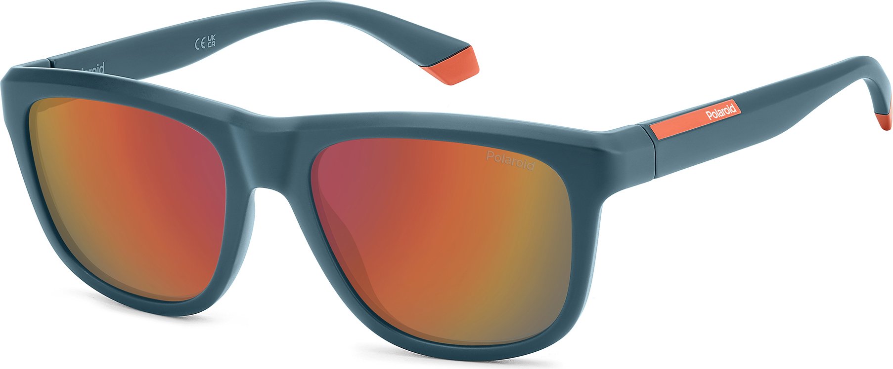 Polaroid PLD 2163/S Matte Petrol/Red Multilayer Polarized