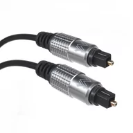 Kable - Maclean Przewód, kabel optyczny 1m MCTV-451 Toslink-Toslink polybag CEN-59899 - miniaturka - grafika 1