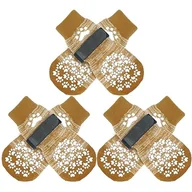 Skarpetki dla dzieci - EXPAWLORER Antypoślizgowe skarpetki dla psów łapy zatrzymują lizanie – ochraniacz łapy psa dwustronna, świetna kontrola trakcji, do podłóg z twardego drewna w pomieszczeniach, skarpetki dla psów z - miniaturka - grafika 1