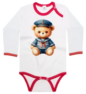 Body dziecięce Miś Pluszowy Marynarz Kapitan Dzień Misia 74/80 - Body dla niemowląt Body dziecięce Miś Pluszowy Marynarz Kapitan Dzień Misia 74/80 - Body dla niemowląt - miniaturka - grafika 1