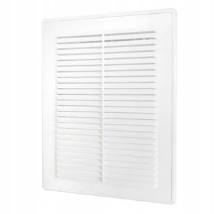 Kratka wentylacyjna D 180X250 RW biała z siatką PCV DOSPEL - Akcesoria i części AGD - miniaturka - grafika 1