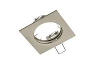 Oprawy, klosze i abażury - GTV SUFITOWA OPRAWA PUNKTOWA PORTO, ODLEW, IP20, INOX, KWADRAT, TYP DS10 OP-PROD4-02 - miniaturka - grafika 1