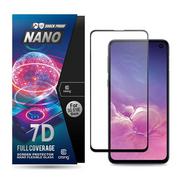 Szkła hartowane na telefon - Crong 7D Nano Flexible Glass - Szkło hybrydowe 9H na cały ekran Samsung Galaxy S10e - miniaturka - grafika 1