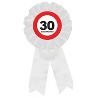 Gadżety dla niej i dla niego - Funny Fashion Kotylion "Urodziny 30 Traffic Birthday", Funny Fashion FF84457 - miniaturka - grafika 1