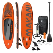 Deski SUP i akcesoria - Deska surfingowa Stand Up Paddle Board Pomarańczowy Makani 320x82x15cm - miniaturka - grafika 1