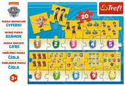 Puzzle - Trefl Puzzle 20 Edukacyjne Cyferki Psi Patrol - miniaturka - grafika 1