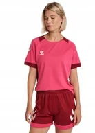 Koszulki i topy damskie - HUMMEL T-SHIRT SPORTOWY DAMSKI RÓŻOWY M 2Z9 - miniaturka - grafika 1