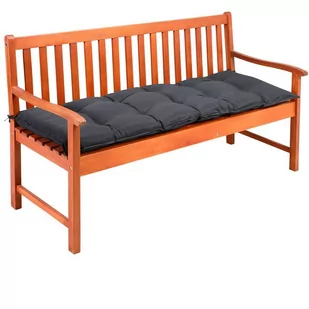 Materac Poduszka Na Ławkę Antracyt 145X45X8 - Poduszki ogrodowe - miniaturka - grafika 1