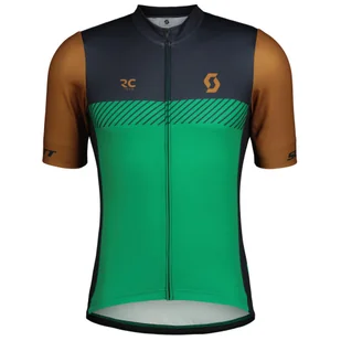 Męska koszulka kolarska Scott Jersey M's RC Team SS Rozmiar: XL / Kolor: zielony/brązowy - Bluzy sportowe męskie - miniaturka - grafika 1