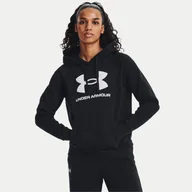 Bluzy sportowe damskie - Bluza z kapturem damska Under Armour Rival Fleece Big Logo Hoody - miniaturka - grafika 1