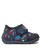 Buty dla chłopców - Froddo Kapcie Classic Slippers G1700394-2 M Niebieski - miniaturka - grafika 1