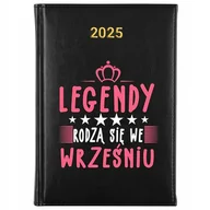 Notesy i bloczki - KALENDARZ TERMINARZ PLANER DZIENNY A5 2025 LEGENDY RODZĄ SIĘ WE WRZEŚNIU WZ - miniaturka - grafika 1