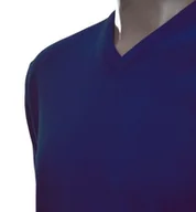 Swetry męskie - Sweter męski z kaszmiru i wełny merynosów w szpic L chaber 210 kaszmirowy - miniaturka - grafika 1