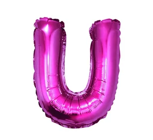GoDan Balon foliowy litera U, 14", różowy FG-L35RU - Balony i akcesoria - miniaturka - grafika 1