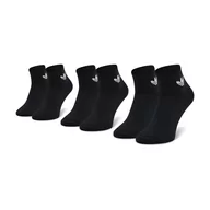 Skarpetki damskie - Adidas Zestaw 3 par wysokich skarpet unisex Mid-Cut Crew FM0643 Black - miniaturka - grafika 1
