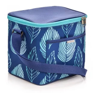 meteor Torba termiczna Meteor Icyly 6,5 l Leaves niebieski 76586 - Torby termiczne - miniaturka - grafika 1