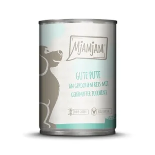 MjAMjAM Adult Indyk na ryżu z cukinią 6x400 g - Mokra karma dla psów - miniaturka - grafika 1