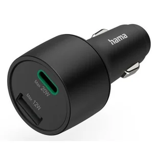 Hama Ładowarka samochodowa Power Delivery (PD) Qualcomm USB-C, USB-A 32W - Ładowarki samochodowe - miniaturka - grafika 1