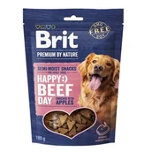 Przysmaki dla psów - Przysmak dla psa BRIT Premium Snacks Wołowina z jabłkiem 180 g - miniaturka - grafika 1