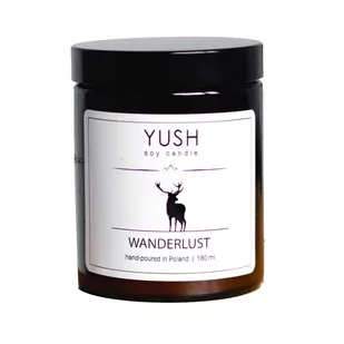 Wanderlust - Świece Sojowe Porzeczka Bergamotka Jabłko - Yush - 180Ml - Świece - miniaturka - grafika 1
