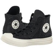 Trampki damskie - Trampki Chuck 70 Hi Black/Black/Erget A16642C (CO827-a) Converse - miniaturka - grafika 1