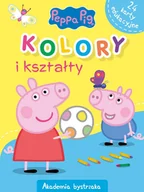 Powieści i opowiadania - Peppa Pig. Akademia Bystrzaka. Kolory i kształty - miniaturka - grafika 1