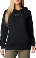 Bluzy męskie - Columbia Trek Graphic Treatment Hoodie 2051611011 Czarne L - miniaturka - grafika 1