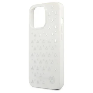 Mercedes MEHCP13XESPWH iPhone 13 Pro Max 6,7" biały/white hardcase Silver Stars Pattern - Etui i futerały do telefonów - miniaturka - grafika 6