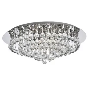 Searchlight Lampa sufitowa Hanna chrom kryształowe kule 55cm - Lampy sufitowe - miniaturka - grafika 1