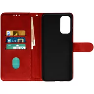 Etui i futerały do telefonów - Etui Folio do telefonu Samsung Galaxy M52 5G z funkcją Card Holder w kolorze czerwonym - miniaturka - grafika 1