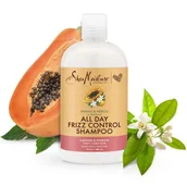 Szampony do włosów - Shea Moisture Papaya & Neroli All Day Frizz Control Shampoo, Szampon do włosów, 384ml - miniaturka - grafika 1