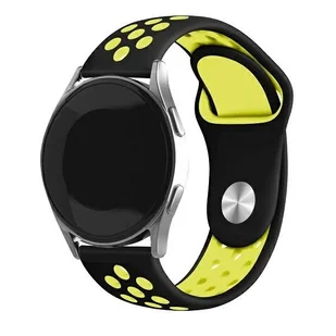 Pasek BELINE Watch Sport Silicone 20mm Czarno-żółty - Akcesoria do smartwatchy - miniaturka - grafika 2