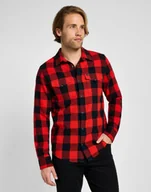 Koszule męskie - LEE CLEAN WESTERN SHIRT TRUE RED 112355748 S - miniaturka - grafika 1