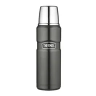 Termosy - Thermos Termos na napoje 0,47l metaliczny szary TH-170014 - miniaturka - grafika 1