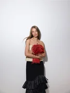 Torebki damskie - Reserved - Torebka na ramię z frędzlami - czerwony - miniaturka - grafika 1