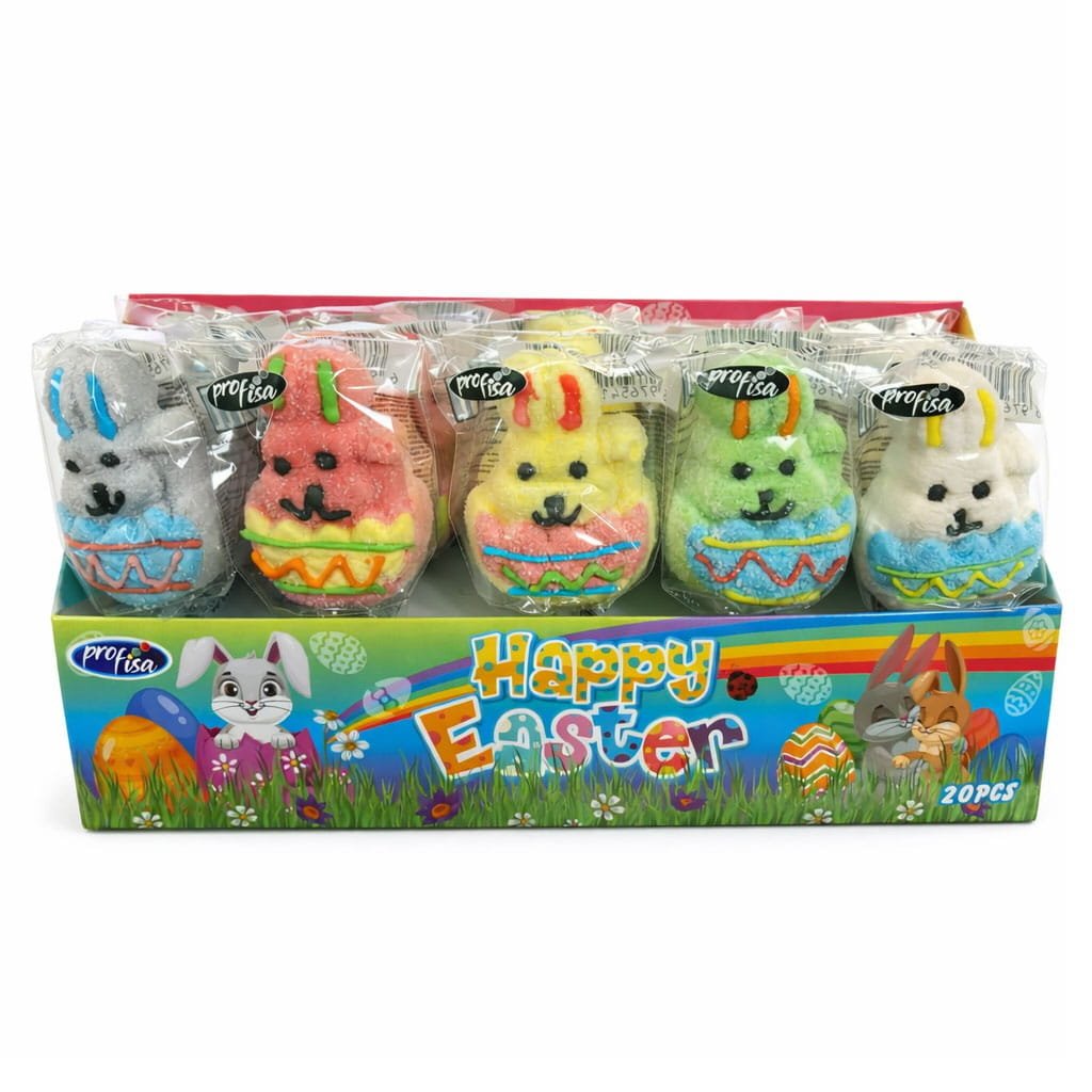 HAPPY EASTER LIZAK PIANKOWY ZAJĄCZEK WIELKANOC 15G 20SZT