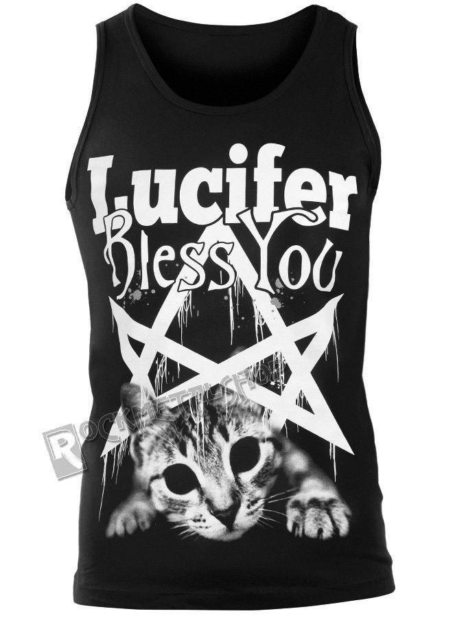 koszulka na ramiączkach AMENOMEN - LUCIFER BLESS YOU (OMEN090KR)-L