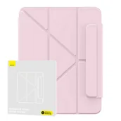 Etui do tabletów - Baseus, Etui magnetyczne Baseus Minimalist do Pad Air4/Air5 10.9”/Pad Pro 11” (baby pink) - miniaturka - grafika 1