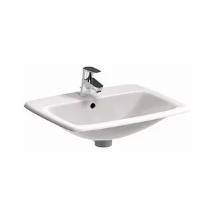 Umywalka wpuszczana Geberit Selnova 60 cm 500.307.01.7 - Postumenty i półpostumenty do umywalek - miniaturka - grafika 1
