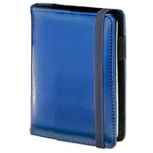 Kalendarze - Notes niebieski A4 z wymiennym wkładem zapięcie na gumkę 42B 100 kartek kratka - miniaturka - grafika 1