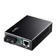Konwertery sieciowe i transceivery - Cudy MC100SA-20 konwerter sieciowy 100 Mbit/s 1310 nm Pojedynczy Czarny MC100SA-20 - miniaturka - grafika 1