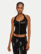 Koszulki i topy damskie - Juicy Couture Top Diane JCBCT224834 Czarny Slim Fit - miniaturka - grafika 1