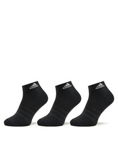 adidas Skarpety Niskie Unisex Cushioned Sportswear Ankle Socks 3 Pairs IC1277 Czarny - Skarpetki damskie - miniaturka - grafika 1