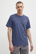 Koszulki męskie - Columbia t-shirt sportowy Thistletown Hills kolor niebieski gładki 1990751 - miniaturka - grafika 1