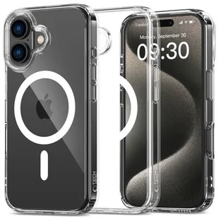 Etui IPHONE 16 Tech-Protect FlexAir Hybrid MagSafe Clear transparentne - Etui i futerały do telefonów - miniaturka - grafika 1