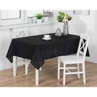 Obrusy i serwetki - Obrus MIGOT 140 x 200 cm czarny - miniaturka - grafika 1
