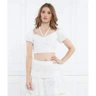 Koszulki i topy damskie - GUESS Top | Slim Fit - miniaturka - grafika 1