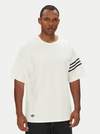 Koszulki męskie - adidas T-Shirt Neuclassics HZ3698 Biały Oversize - miniaturka - grafika 1
